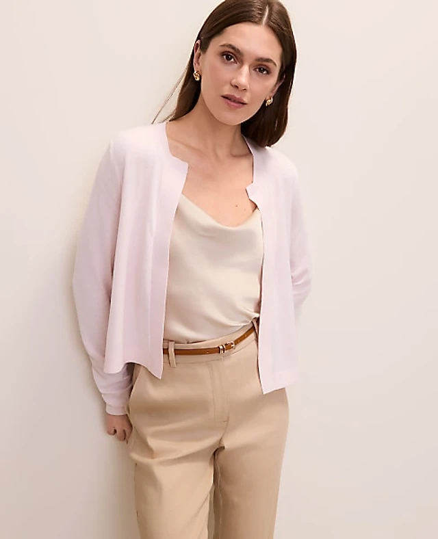 Ann Taylor Open Crop Cardigan Women's