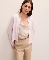 Ann Taylor Open Crop Cardigan Women's