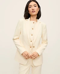 Ann Taylor The Fitted Long Blazer Women's