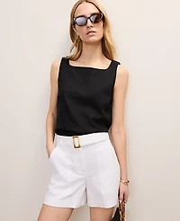 Ann Taylor Linen Blend Tank Top Women's