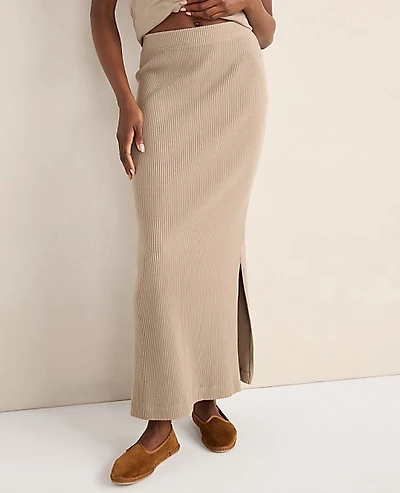 Ann Taylor Haven Well Within Ottoman Rib Pencil Skirt Dark Navy Women's