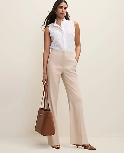 Ann Taylor The Petite Linen Trouser Women's