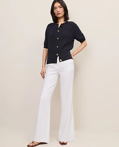 Ann Taylor The Petite Linen Trouser Women's