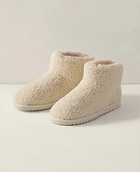 Ann Taylor Haven Well Within Sherpa Bootie Light Ash Melange Women's