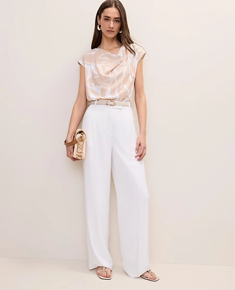 Ann Taylor The Pleated Straight Pant Women's