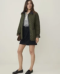 Ann Taylor Weekend A-Line Skirt Corduroy Night Sky Women's