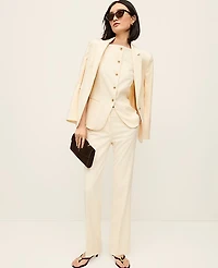 Ann Taylor The Straight Pant Almond Oil Women's