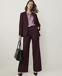 Ann Taylor The Wide-Leg Pant Classic Burgundy Women's
