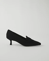 Ann Taylor Suede Tapered Heel Kiltie Pump Women's