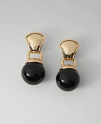 Ann Taylor Stone Drop Earrings Goldtone Women's
