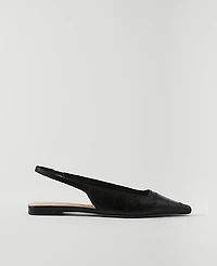 Ann Taylor Leather Slingback Flat Women's