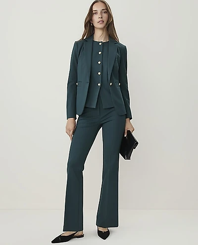 Ann Taylor The Petite Skinny Flare Pant Ponte Ponderosa Pine Women's
