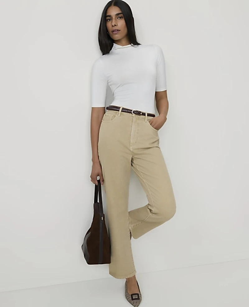 Ann Taylor The Straight Jean Neutral Women's