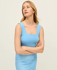 Ann Taylor Square Neck Tank Top Women's