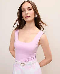 Ann Taylor Square Neck Tank Top Women's