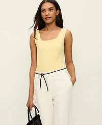 Ann Taylor Square Neck Tank Top Women's