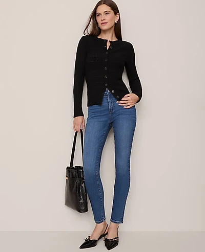 Ann Taylor The Skinny Jean Classic Wash Mid Women's