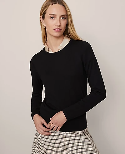 Ann Taylor Essential Crew Neck Sweater Women's
