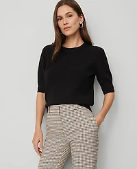 Ann Taylor Stitch Sweater T-Shirt Women's