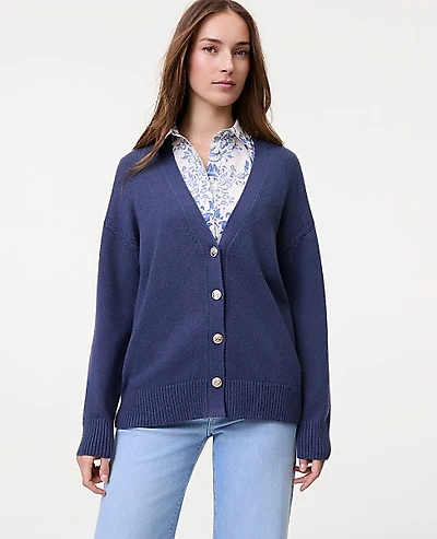 Ann Taylor Weekend Boyfriend Cardigan Women's