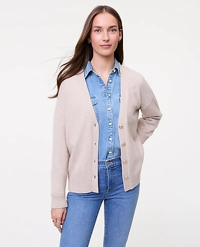 Ann Taylor Weekend Boyfriend Cardigan Women's