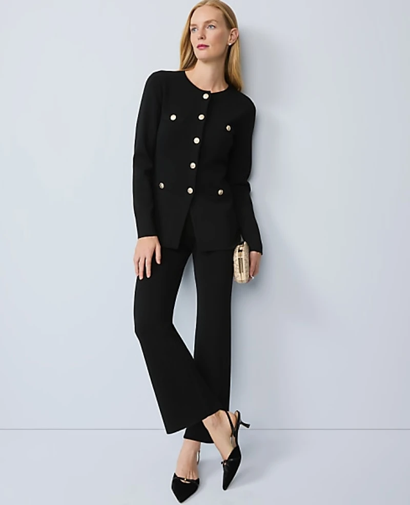 Ann Taylor The Petite Flare Sweater Pant Women's