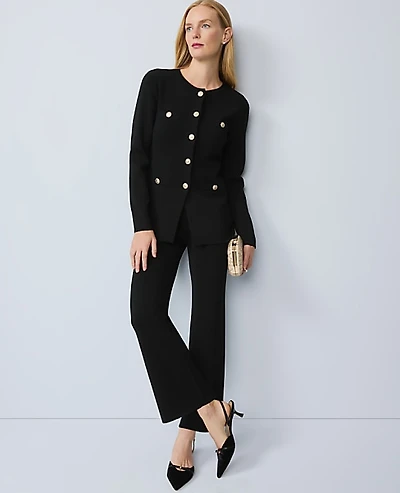 Ann Taylor The Petite Flare Sweater Pant Women's