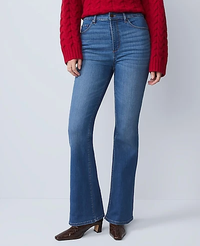 Ann Taylor The Boot Jean — Curvy Fit Refined Dark Indigo Wash Women's