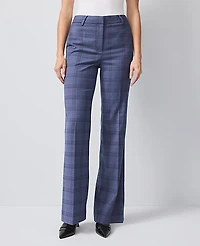 Ann Taylor The Flare Trouser in Plaid