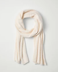 Ann Taylor Fringe Blanket Scarf Feather Women's