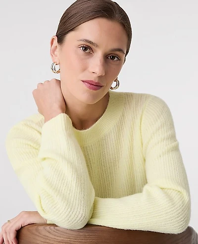 Ann Taylor Petite Mixed Cable Sweater Women's