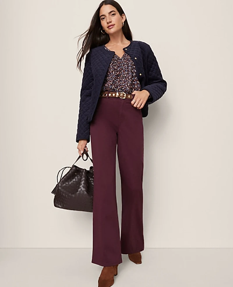 Ann Taylor Weekend Go-Everywhere Flare Pant Women's