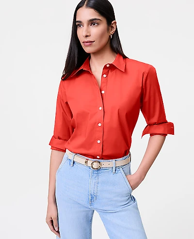 Ann Taylor Relaxed Perfect Shirt Women's
