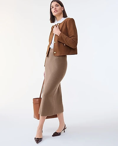 Ann Taylor Ribbed Sweater Skirt Women's