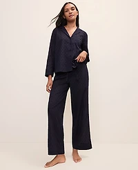 Ann Taylor Pajama Set Night Sky Women's