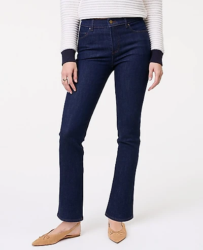 Ann Taylor The Slim Jean — Curvy Fit Classic Rinse Wash Women's