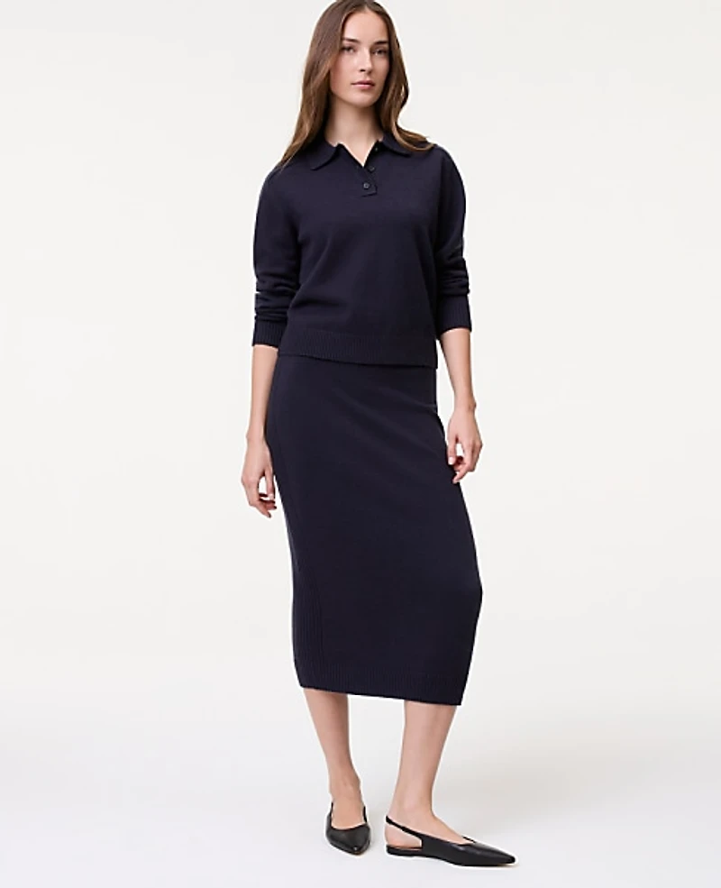 Ann Taylor Weekend Sweater Pencil Skirt Women's