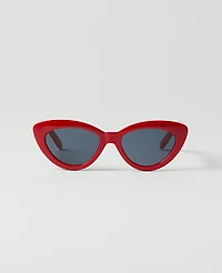 Ann Taylor Cateye Sunglasses Bright Cherry Women's