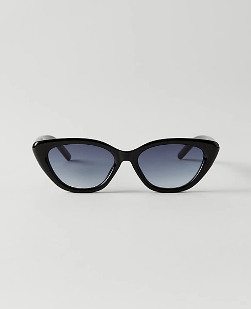 Ann Taylor Cateye Sunglasses Black Women's