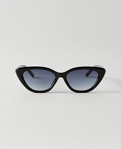 Ann Taylor Cateye Sunglasses Black Women's