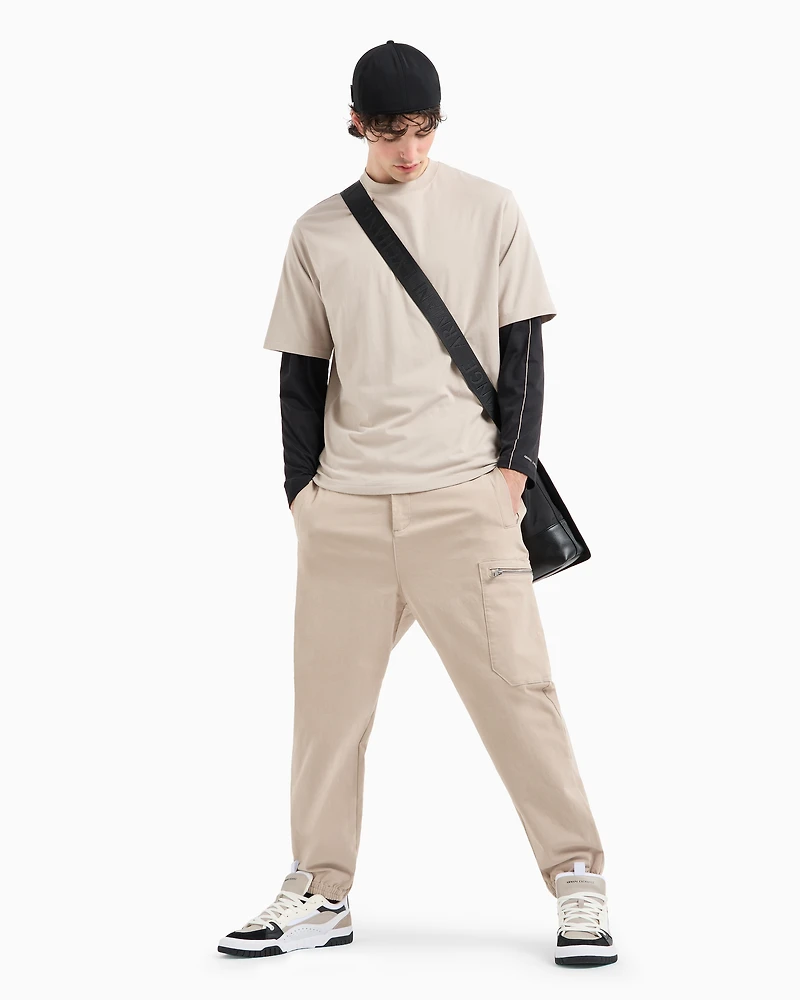 Pima Cotton Print Long Sleeve T-Shirt