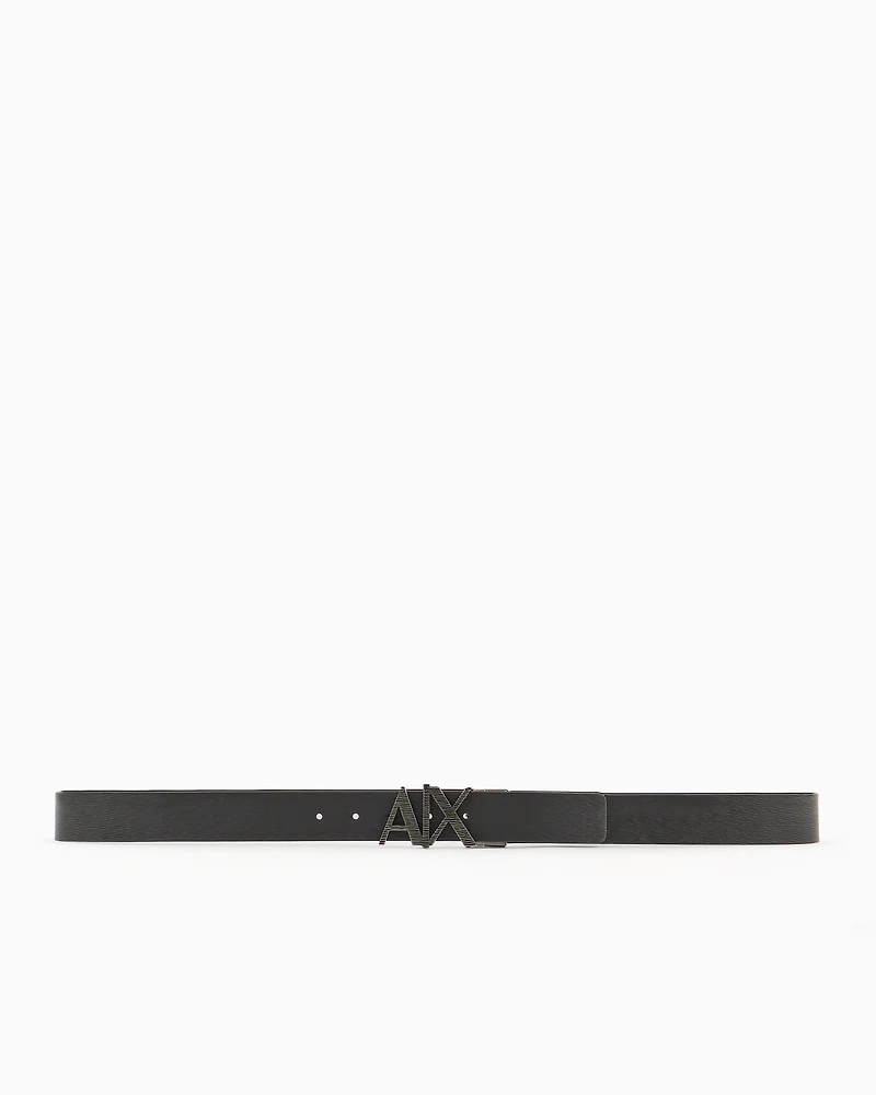 Belt with A|X logo buckle