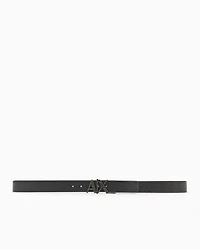 Belt with A|X logo buckle