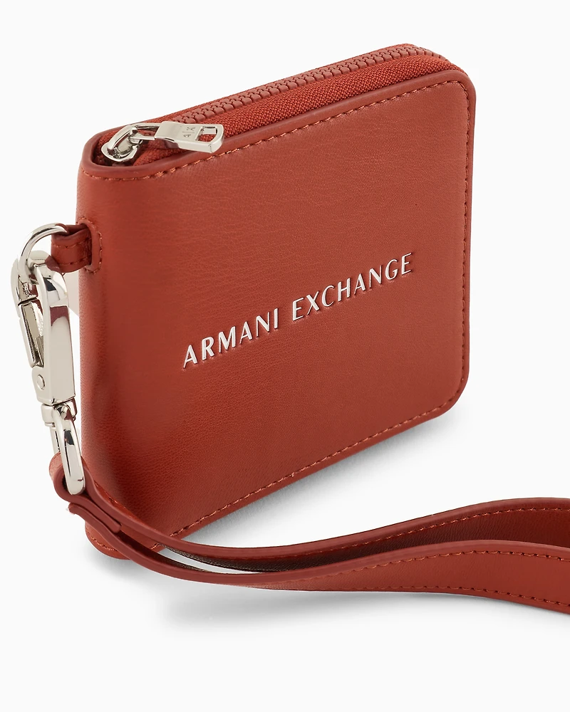 Mini wallet with drawstring
