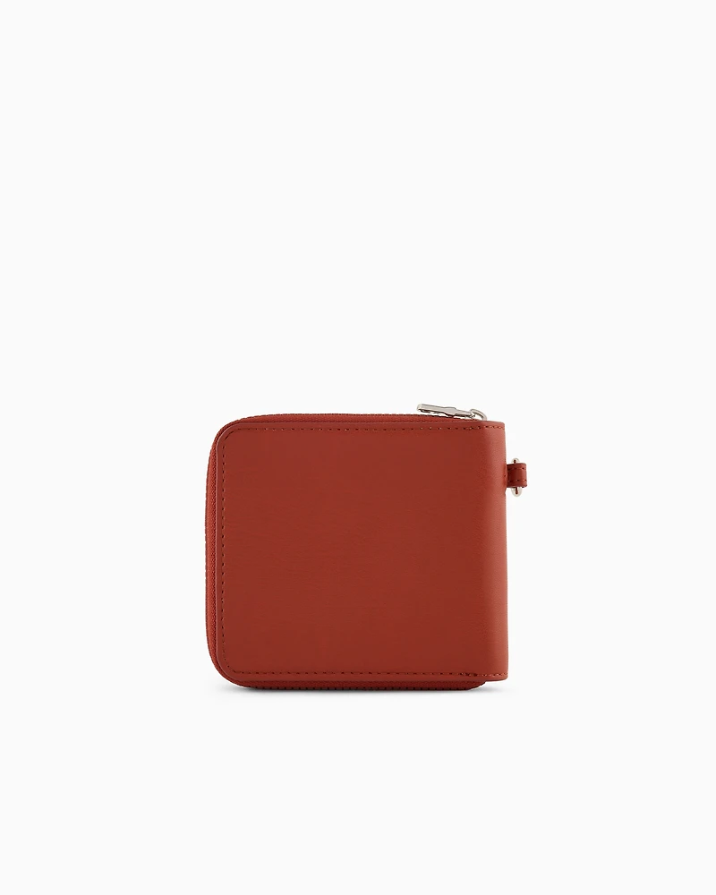 Mini wallet with drawstring