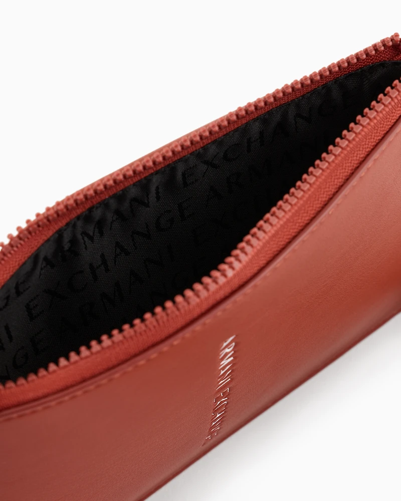 iPhone holder with shoulder strap and logo