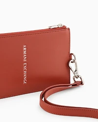 iPhone holder with shoulder strap and logo