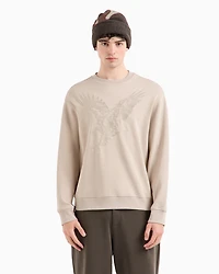 ASV Organic Cotton Embroidered Eagle Crewneck Sweatshirt