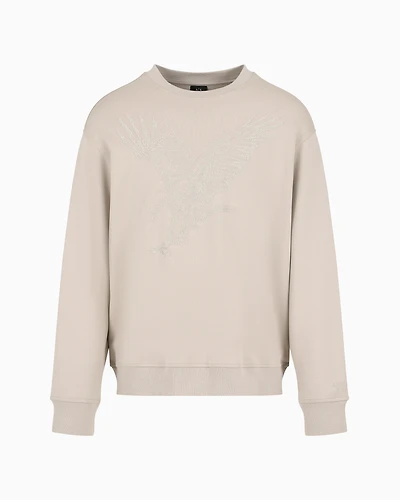 ASV Organic Cotton Embroidered Eagle Crewneck Sweatshirt