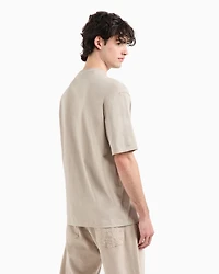 Relaxed fit T-shirt with contrast pocket ASV cotton